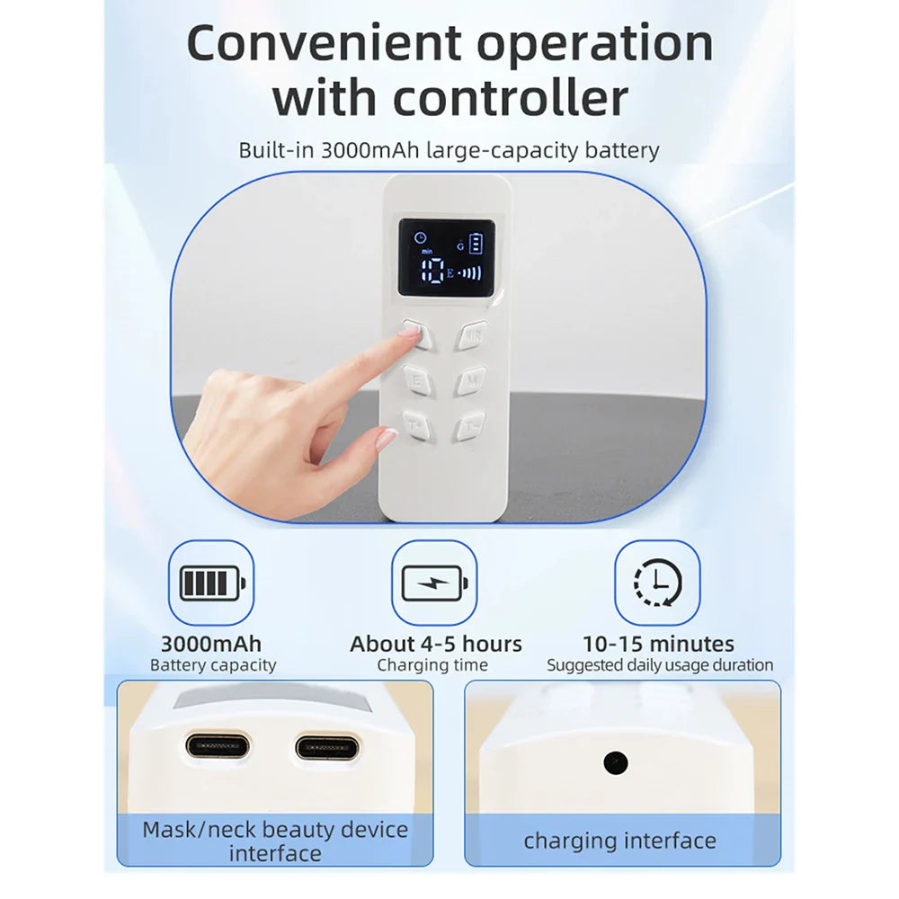 GlowShield Pro — 8-Colour LED Face & Neck Rejuvenation Mask